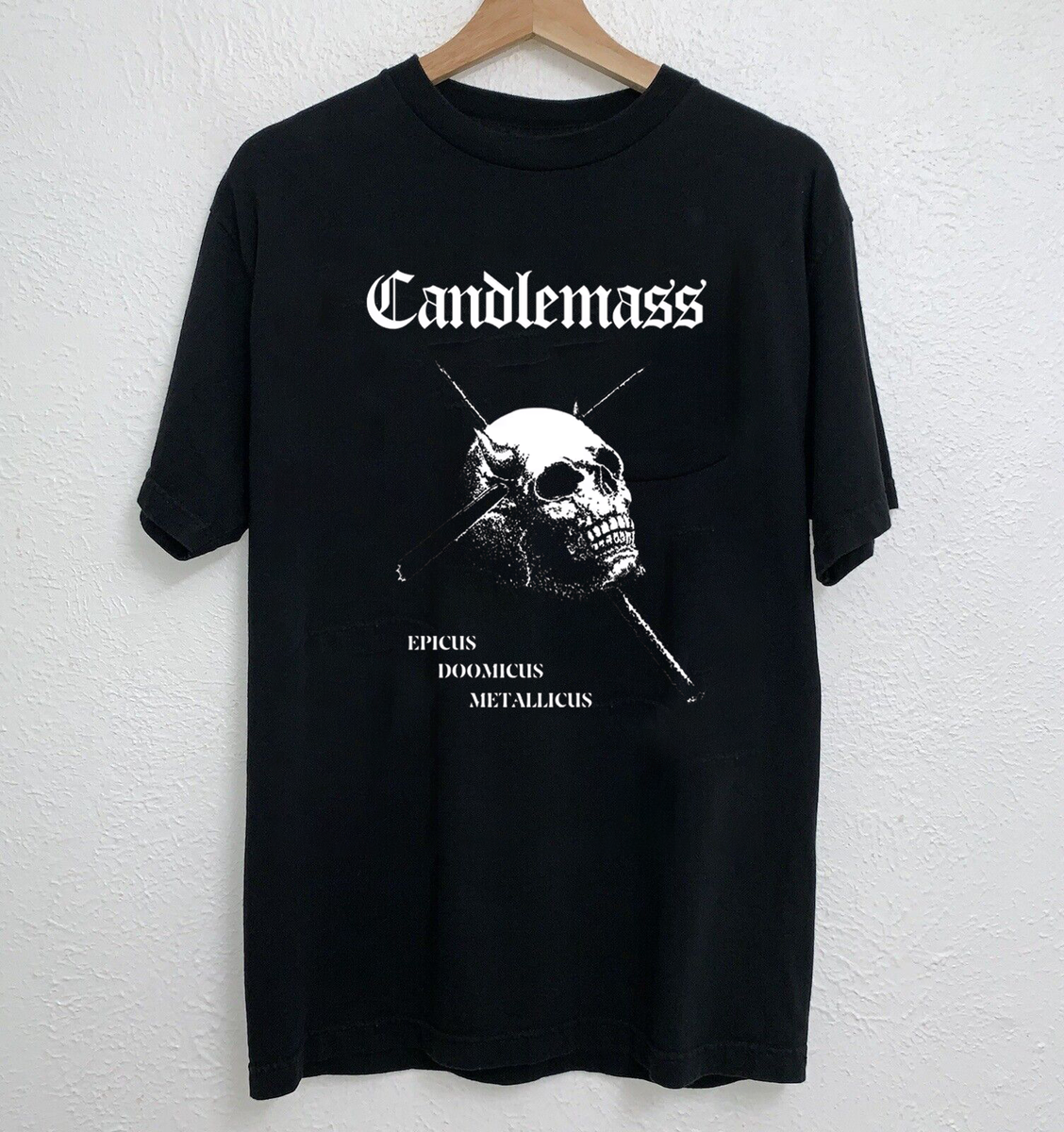 Epicus Doomicus Metallicus Candlemass Band Tour Black All Size