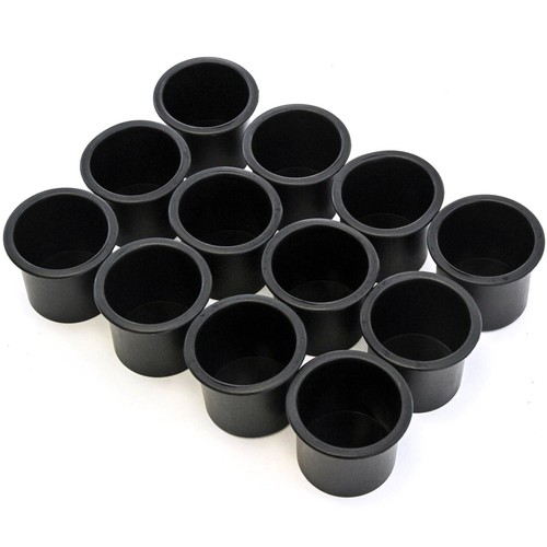 12 Cup Holder Plastic Pocket Recessed Insert Universal for Boat RV Car Truck ...