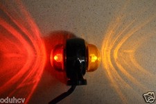 10 Pcs 12V SMD LED Rouge Orange/Jaune Feux De Position Pour Camion Remorque