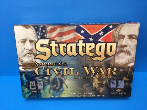 Stratego Americas Civil War Collectors Edition Strategy Board Game Complete - Picture 7 of 8