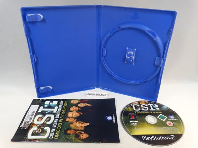 Jeu PS2 CSI Crime Scene Investigation - CD Seul, Version PAL, Bon état, éditeur Ubisoft