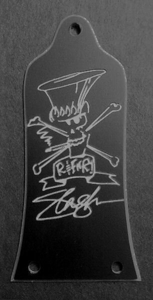 GUITAR TRUSS ROD COVER Engraved Etch EPIPHONE - Guns N Roses SLASH