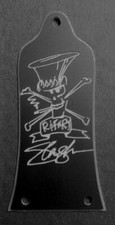 GUITAR TRUSS ROD COVER incisione incisione EPIPHONE - Guns N Roses SLASH NERO ARGENTO