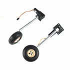 2pcs Main Electric Servoless Retract Landing Gears w/ Wheel for 4-6kg RC Plane