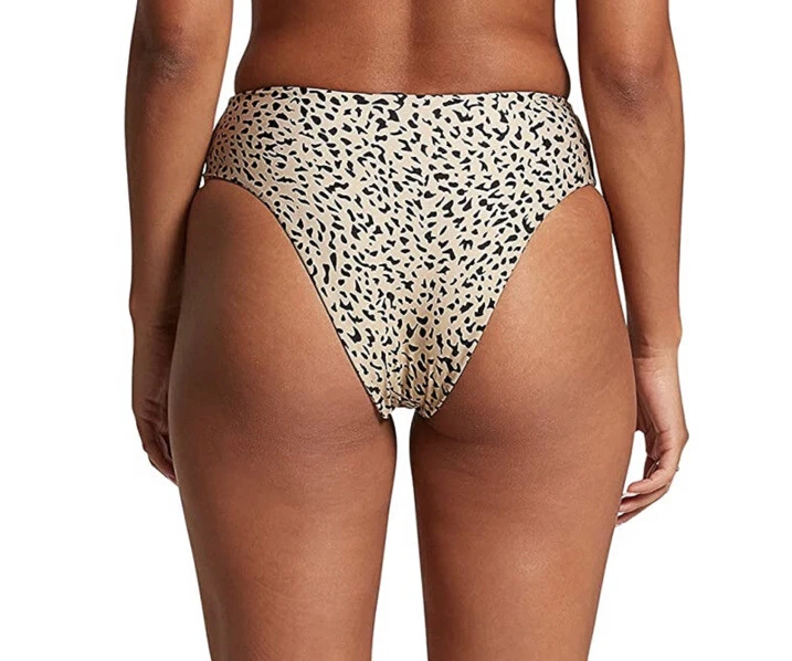 NWOT Volcom Women's Ur An Animal Retro Bikini Bottom Multi Size L - Image 2 of 3