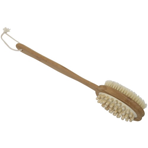 Spa Wellness Natural Wood Handheld Massager and Sponge Brushes - Picture 16 of 21