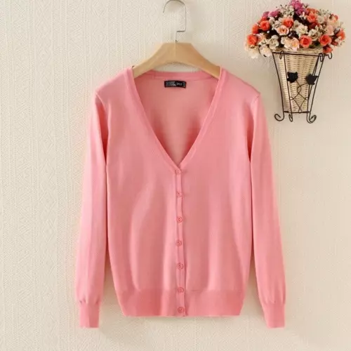 Womens Cardigan Long Sleeve Ladies Knitted Top Outwear Cardigans Plus Size 8-24 - Picture 15 of 39