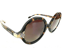 Polarized Gianfranco Ferre Women's Sunglasses Crystal Round