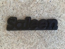 New 1985 1986 1987 1988 1989 1990 Ford Saleen Mustang Deck Lid Emblem Black