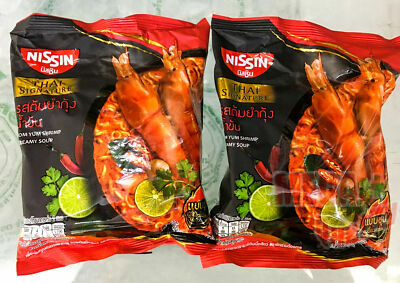 2 x Nissin Instant Noodle Thai Signature Tom Yum Shrimp Creamy