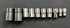 SNAP ON 10-Piece 1/4, 3/8 & 1/2-Drive SAE Hex...