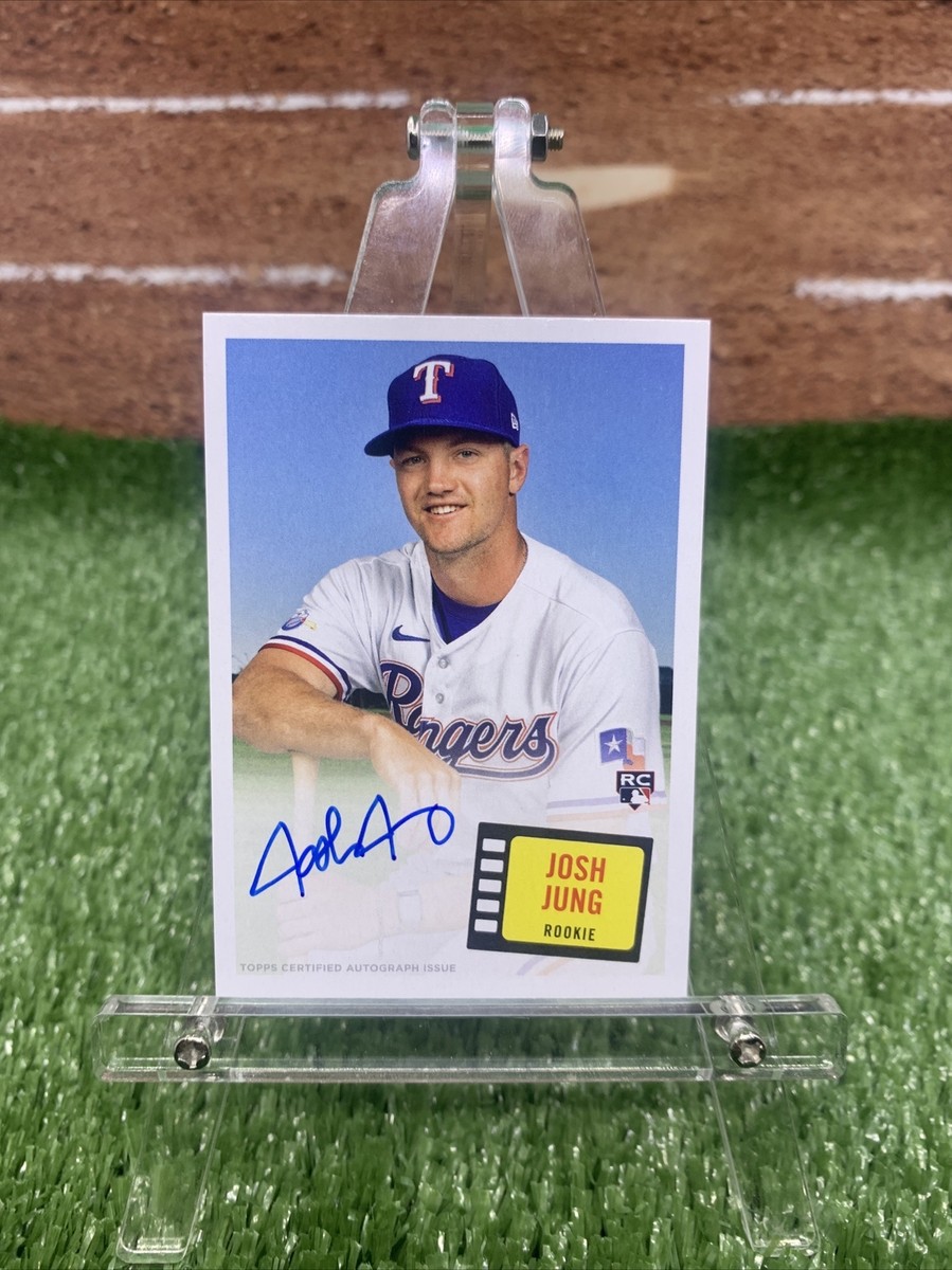 2023 TOPPS ARCHIVES JOSH JUNG RC SP AUTO 1957 HIT STARS