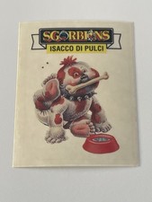 1990 Sgorbions Holidays Clear Mark Bark / Kennel Kenny Garbage Pail Kids Italy