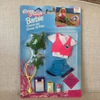 Barbie Vintage 90s Check-Up Dress ‘N Play Ocean Friends NIB