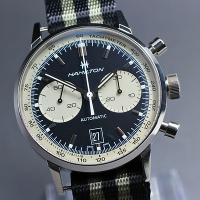 überholte Hamilton Intramatic H387160 Limited 1968 Automatik Herrenuhr 42mm
