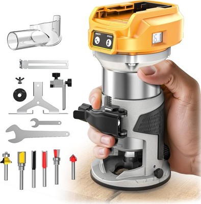 DCW600B 20V MAX XR Brushless Cordless Compact Router (Tool Only) New