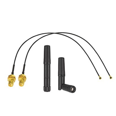 Eightwood Dual Band Small Wifi Antenna 2.4Ghz 5Ghz RP-SMA Male Antenna with RP-S