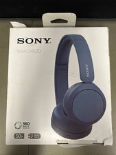 Sony WH-CH520 Wireless Headphones Bluetooth On-Ear Headset with Microphones, Blu