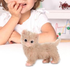 Simulation Full Silicone Kitten Doll Hairy Cat Doll Cute Animal Cat