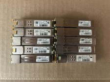 LOT OF 10 CISCO GLC-T COM 30-1410-03 1000BASE-T SFP TRANSCEIVER MODULE