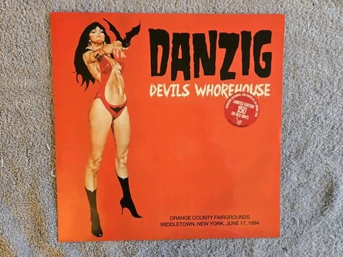 Danzig Devil's Whorehouse Vinyl Record New York June 17, 1994 Red Vinyl  - product listing photo