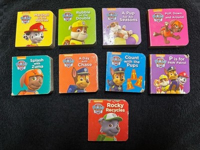 Nickelodeon PAW Patrol Board Book Set Ages 3-7 Reading & Writing Toy Preschool