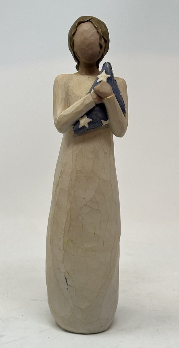 Willow Tree Hero Figurine by Susan Lordi Women Holding Folded
