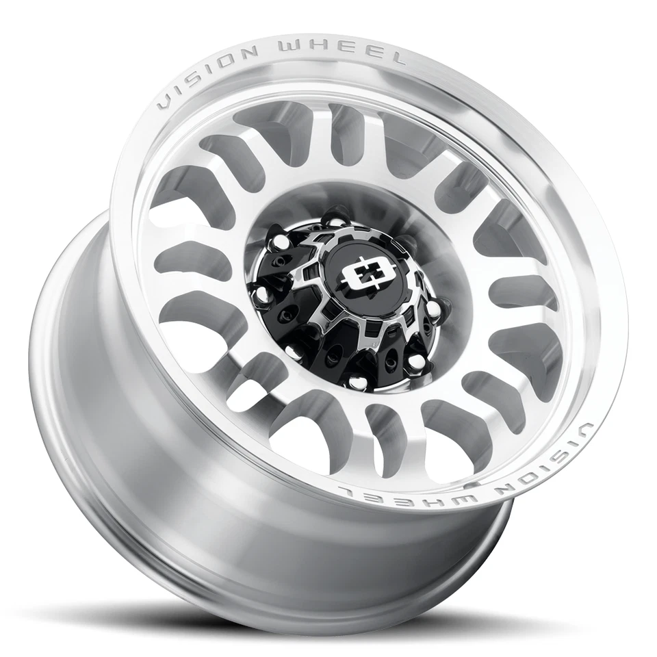 17" Vision 409 Inferno Milled Machine Face 6x5.5 Wheel 12mm For GMC Ram Cadillac - Imagem 2 de 4