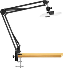 Overhead Video Stand Phone Holder Articulating Arm Table Mount for Streaming