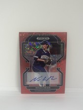 2022 Panini Prizm Draft Picks Red Donut Circle /99 Noah Dean #PDP159 Auto