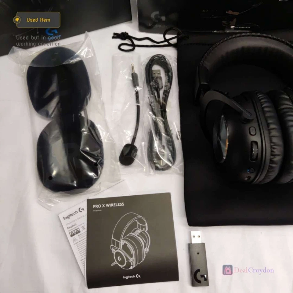 LOGITECH PRO X LIGHTSPEED COMBO SET WIRELESS GAMING HEADSET & SUPERLIGHT MOUSE - Image 2 of 4