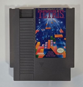 Tetris (Nintendo Entertainment System) NES Authentic Cartridge With Dust Cover