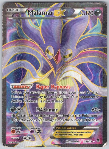 Malamar EX 115/119 Holo Phantom Forces PHF HP