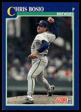1991 Score #43 Chris Bosio