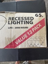 Feit BR 40 65W Indoor Flood Light Bulbs White Pack of 12 Alt To Phillips Brand