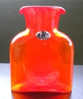 Blenko Glass MINI Water Bottle 384M - Dreamcicle