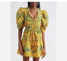 NWT Farm Rio Delicate Flowers Cotton Mini Dress reg $225 size XL