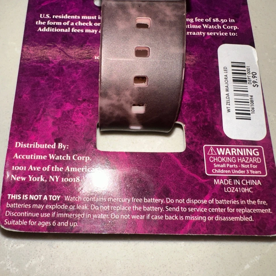 Legend of Zelda Majoras Mask 3D LED Watch Collectable Nintendo Video Game New - Image 3 of 4