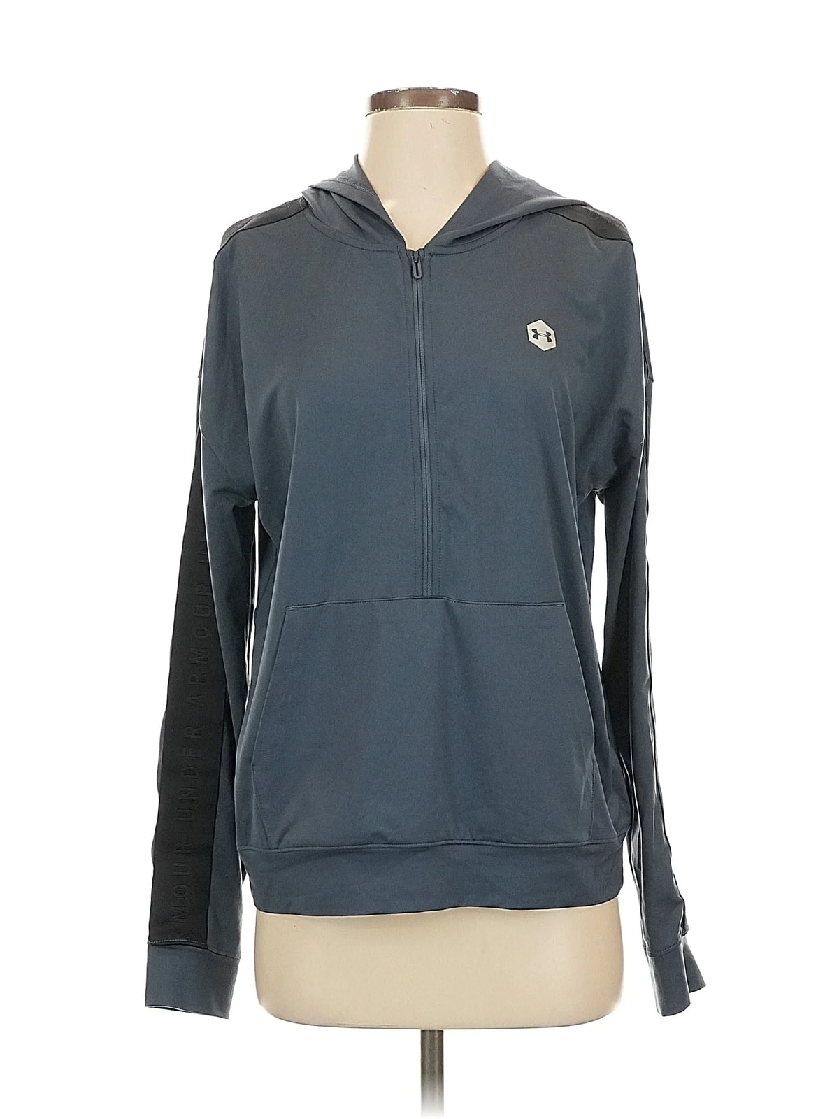 Under Armour Women Gray Zip Up Hoodie S