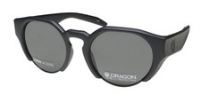 NEW DRAGON COMPASS SUNGLASSES 51-20-145 ROUND BLACK PLASTIC 002 UNISEX FULL-RIM