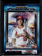 2025 Bowman Draft JJ Wetherholt Chrome Prized Prospects Mojo Refractor #PP-18