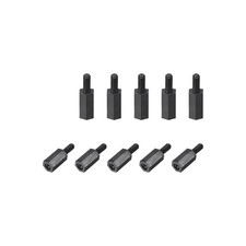 M2.5 x 8 mm + 6 mm Male to Female Hex Nylon Spacer Standoff 30pcs