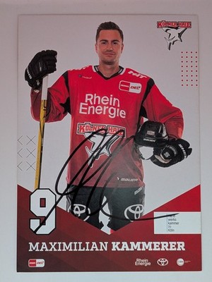 MAXIMILIAN KAMMERER Kölner Haie Autogrammkarte 2025-26 Deutschland Hershey Bears