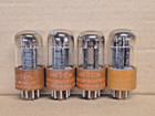 4x FAMOUS TUBES JAN CRP 6SN7WGT RATHEON BLACK PLATE