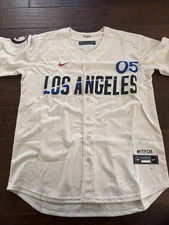 Youth Freddie Freeman Dodgers City Connect Jersey Size Large 