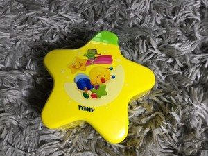 Vintage Tomy Starlight Dreamshow Musical Wiegenlied Stern mit Nachtlichtprojektor