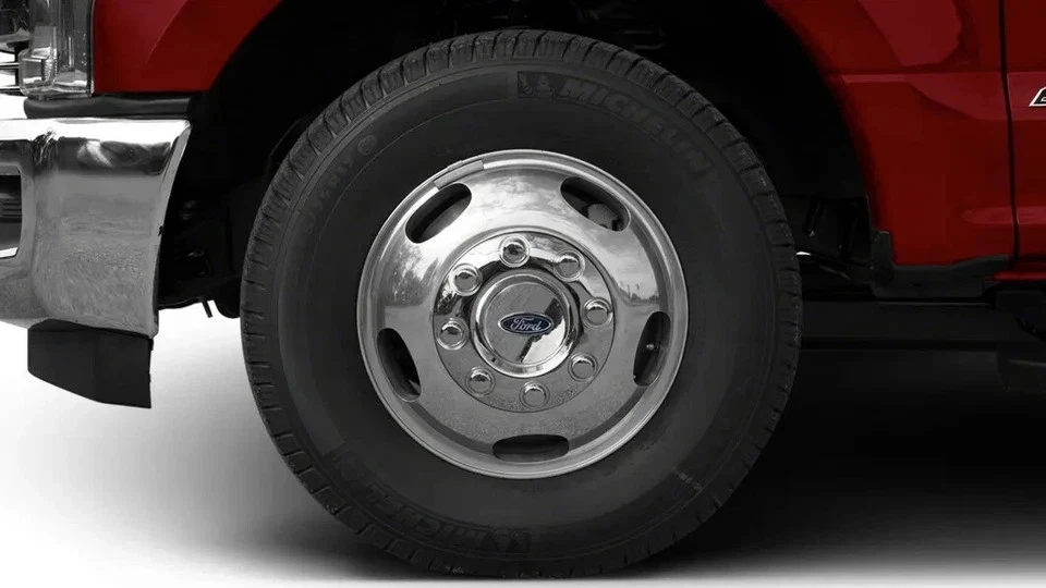 Ford F-350 F350 2005-2018 doble delantero 2x2 cromo tapacubos central nuevo 1 pieza Foto 3 de 3