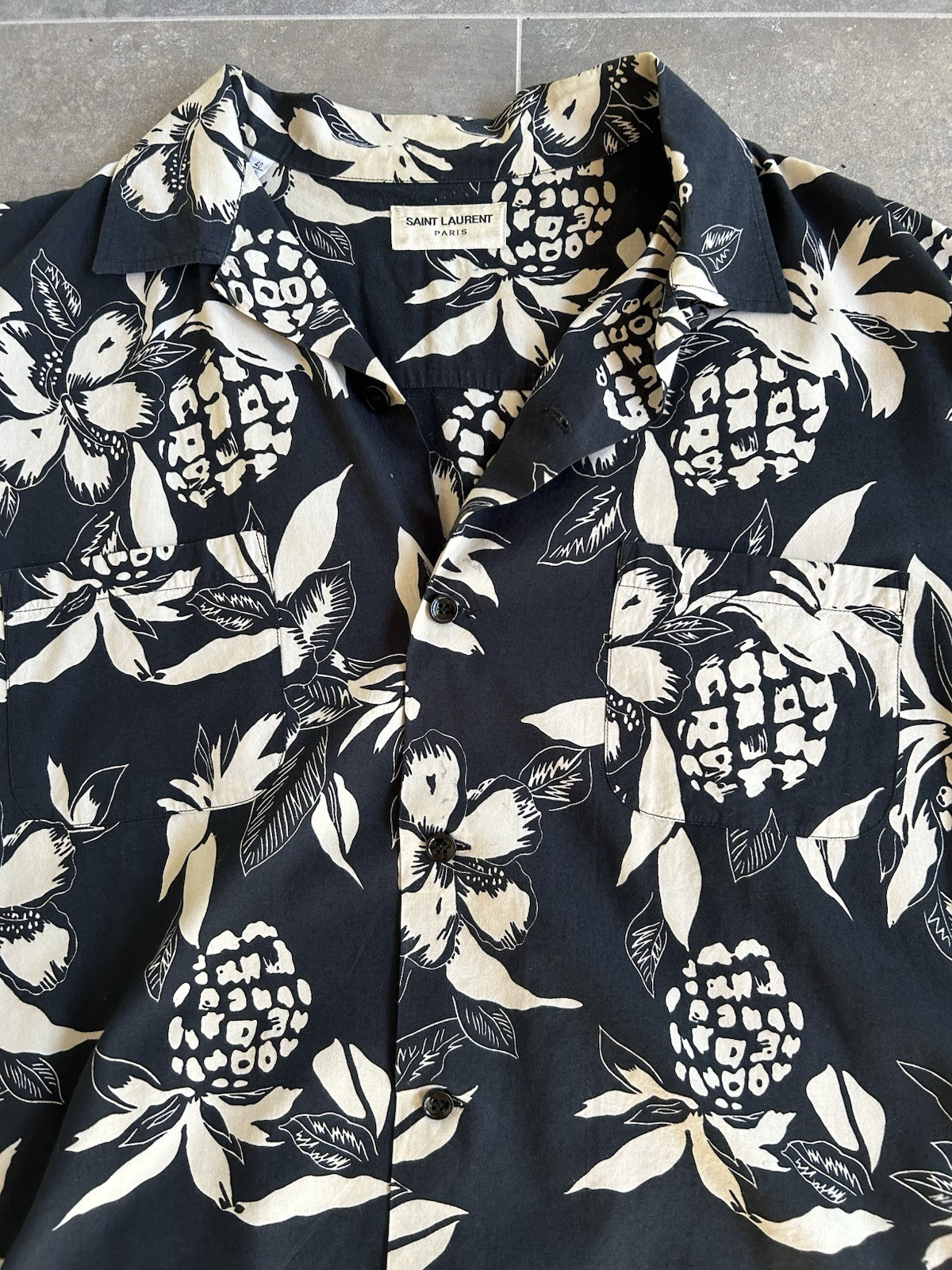 Camicia hawaiana Saint Laurent Paris