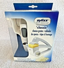 Original "Zyliss" Classic Rotary Hard Cheese Grater New Old Stock Model #11370
