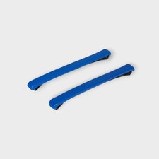 2 Goody Stay Tight Vintage Vtg Clasp Clip Hair Barrettes 2.5" USA BLUE